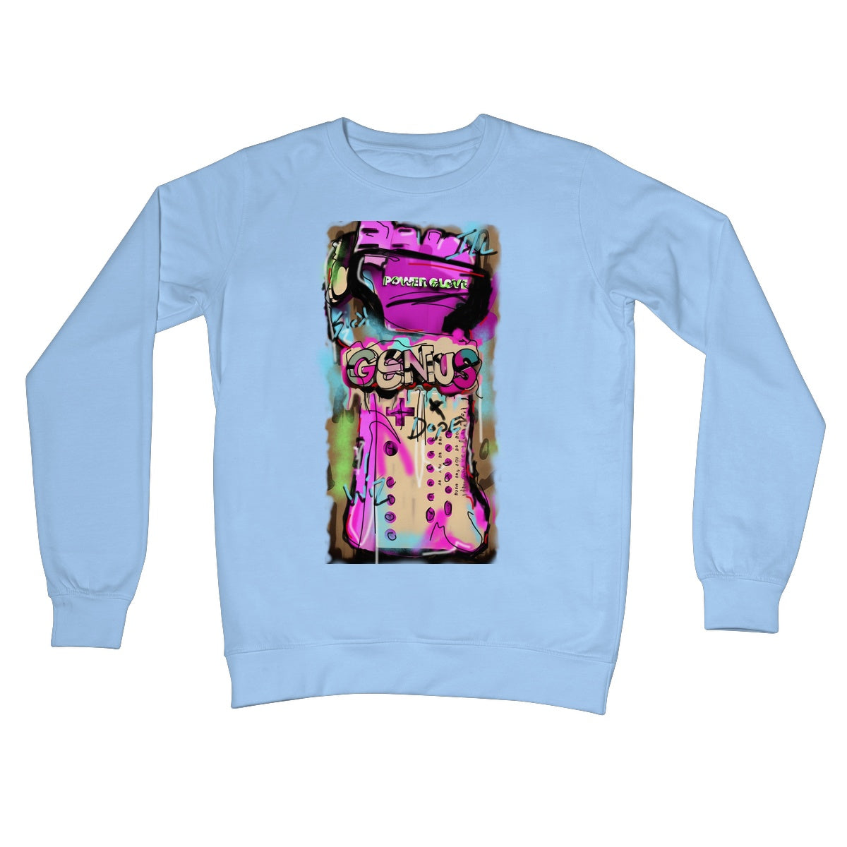Lit Design Collection: Been a Genius Since Nintendo Crew Neck Sweatshirt