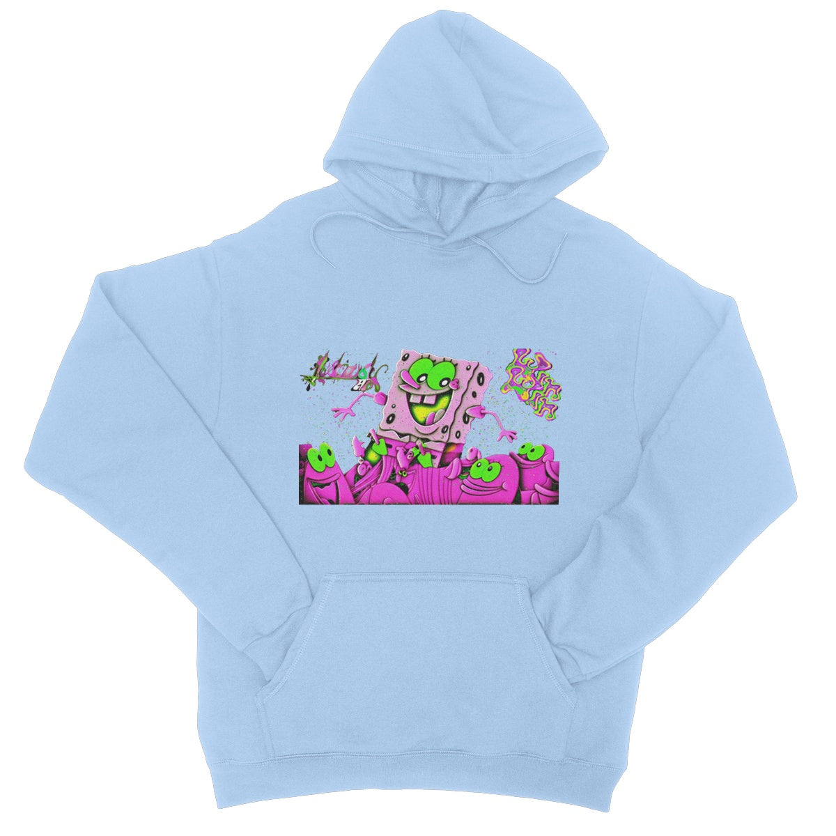Lit_Spongebob_Win_Win College Hoodie