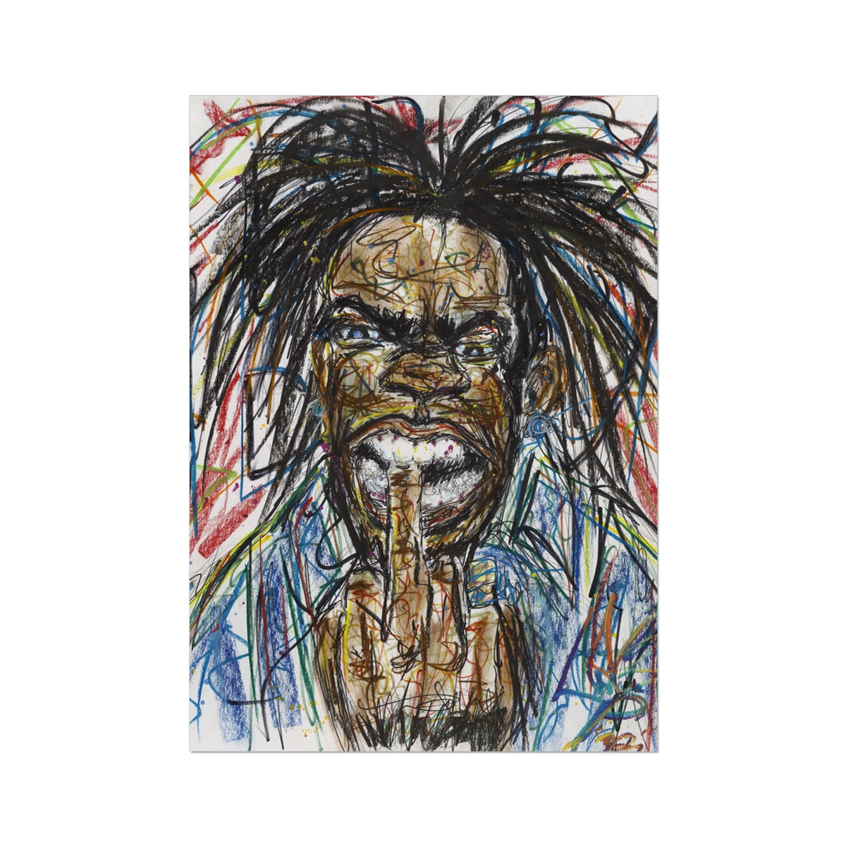 50 Years Hip Hop Collection Busta Hahnemühle German Etching Print