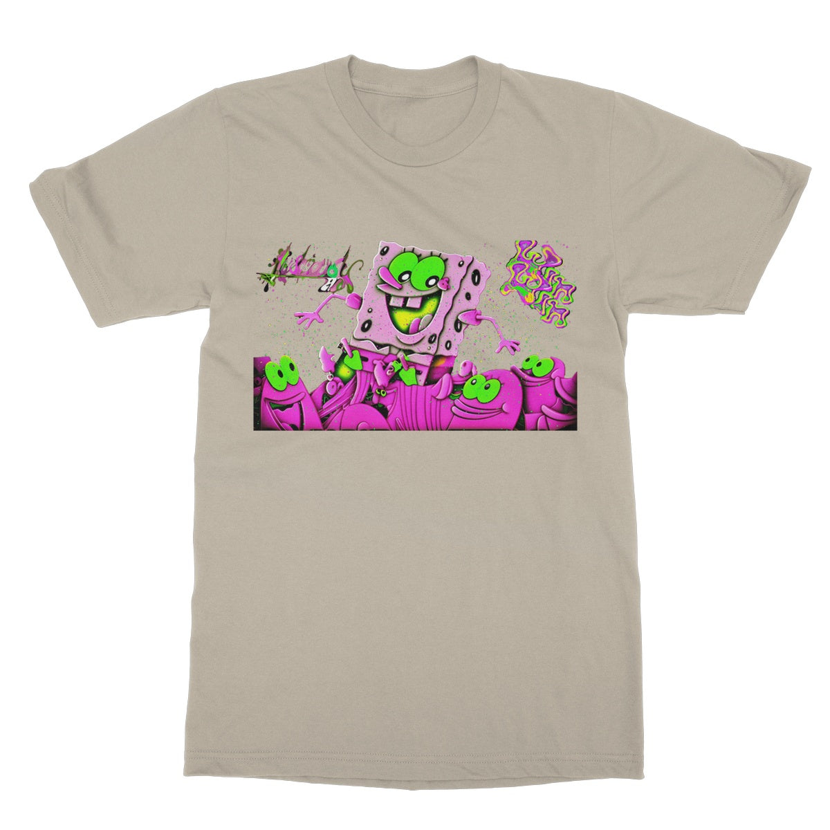 Lit_Spongebob_Win_Win Softstyle T-Shirt