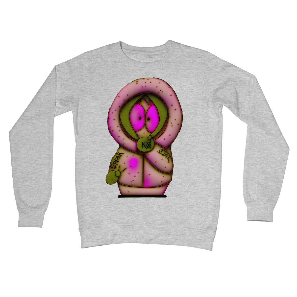 Lit Kenny Speak No Evil Collection Crew Neck Sweatshirt
