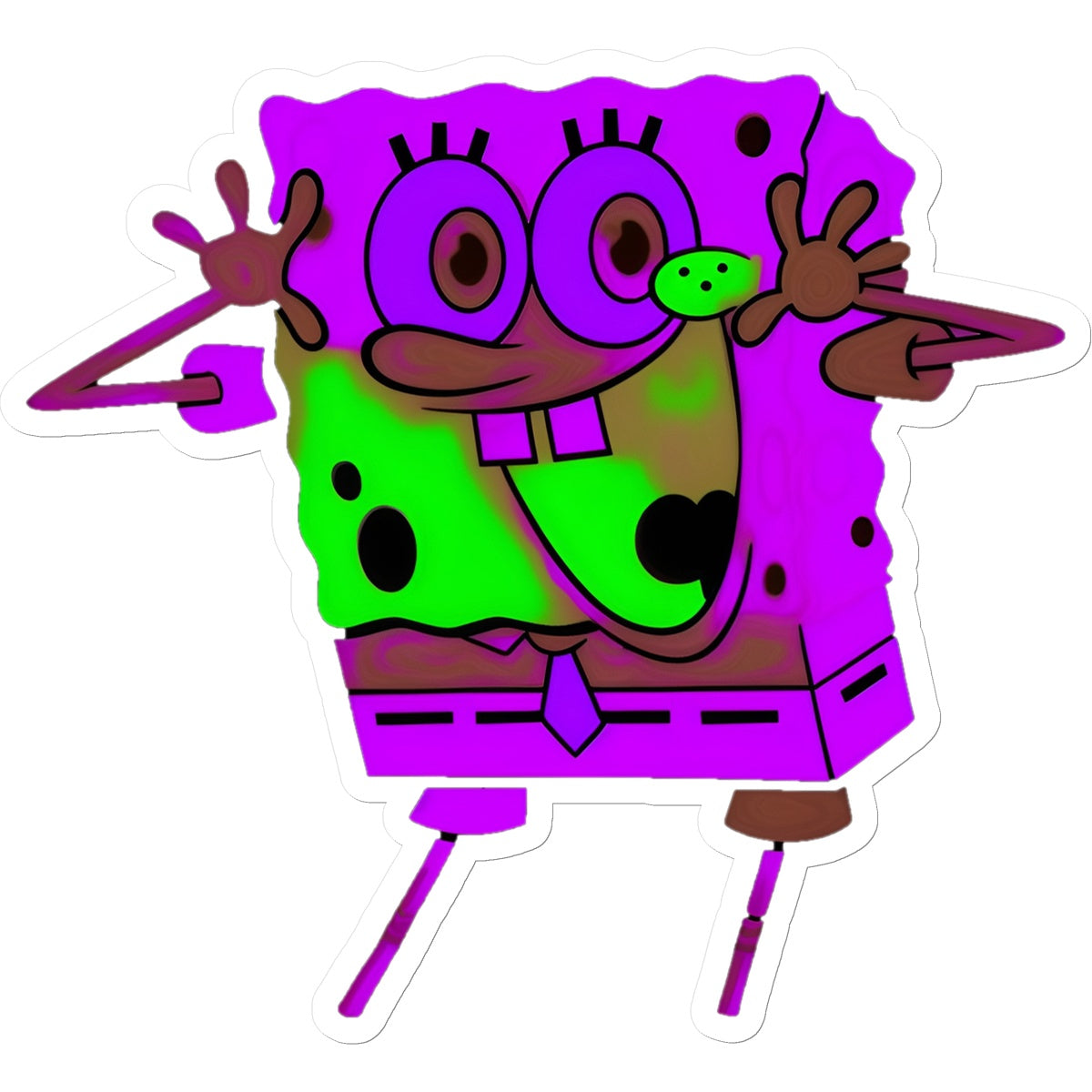 Lit Happy SpongeBob Collection Sticker