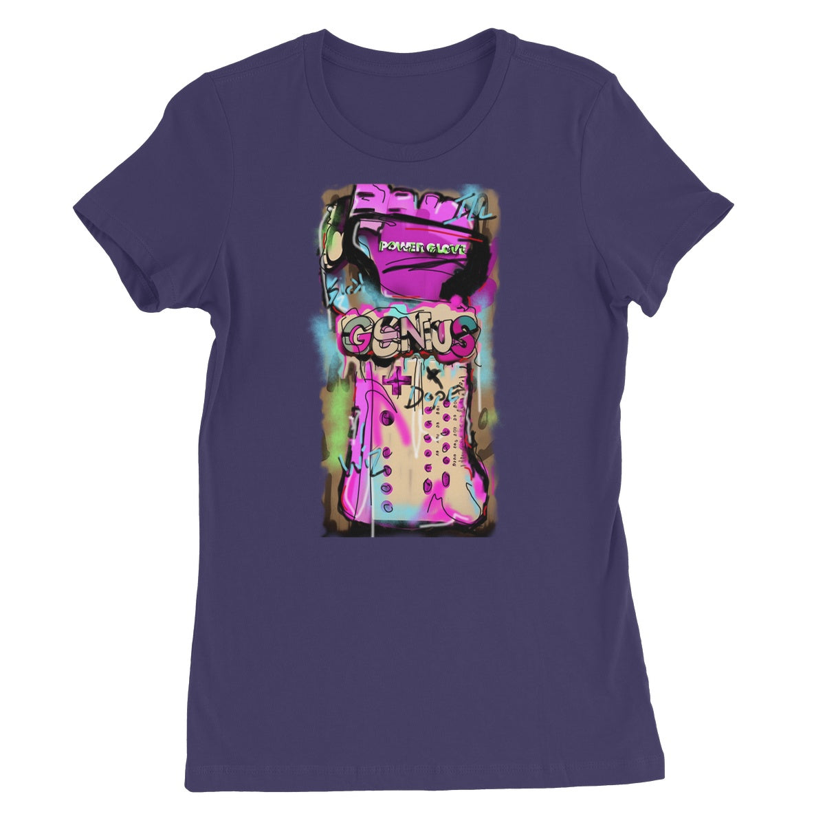 Lit Design Collection: Been a Genius Since Nintendo Women's Favourite T-Shirt