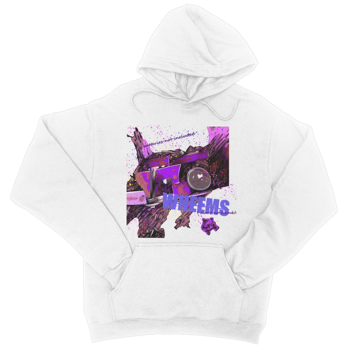 Lit Abstract Wheems Collection College Hoodie