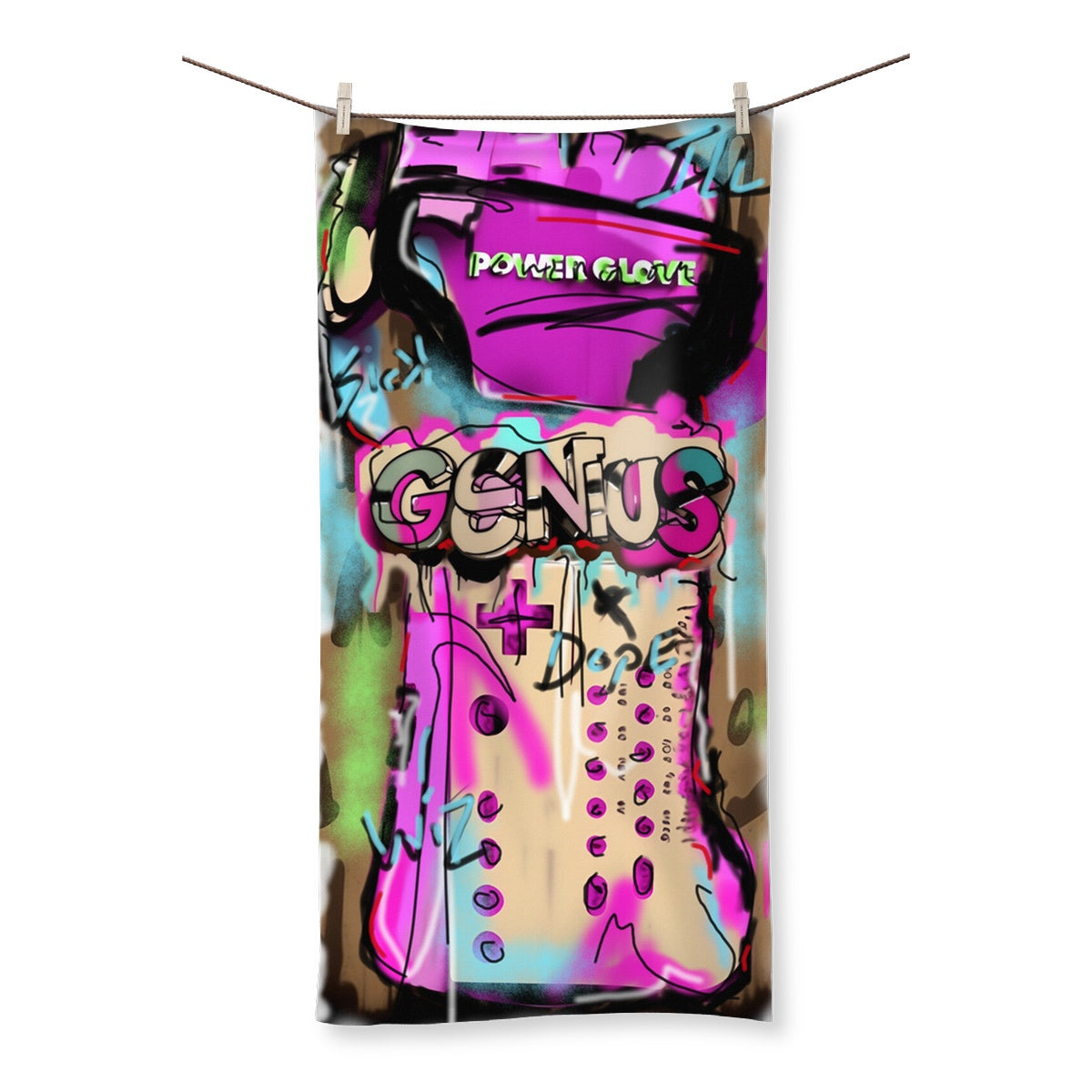 Lit Design Collection: Been a Genius Since Nintendo Towel