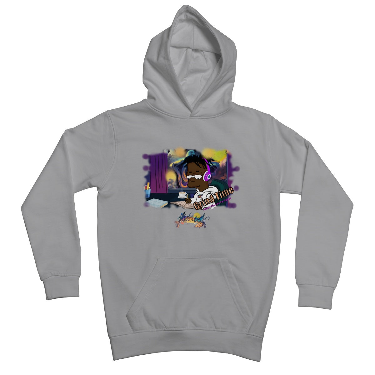 Lit Design Collection: Grind Time Kids Hoodie