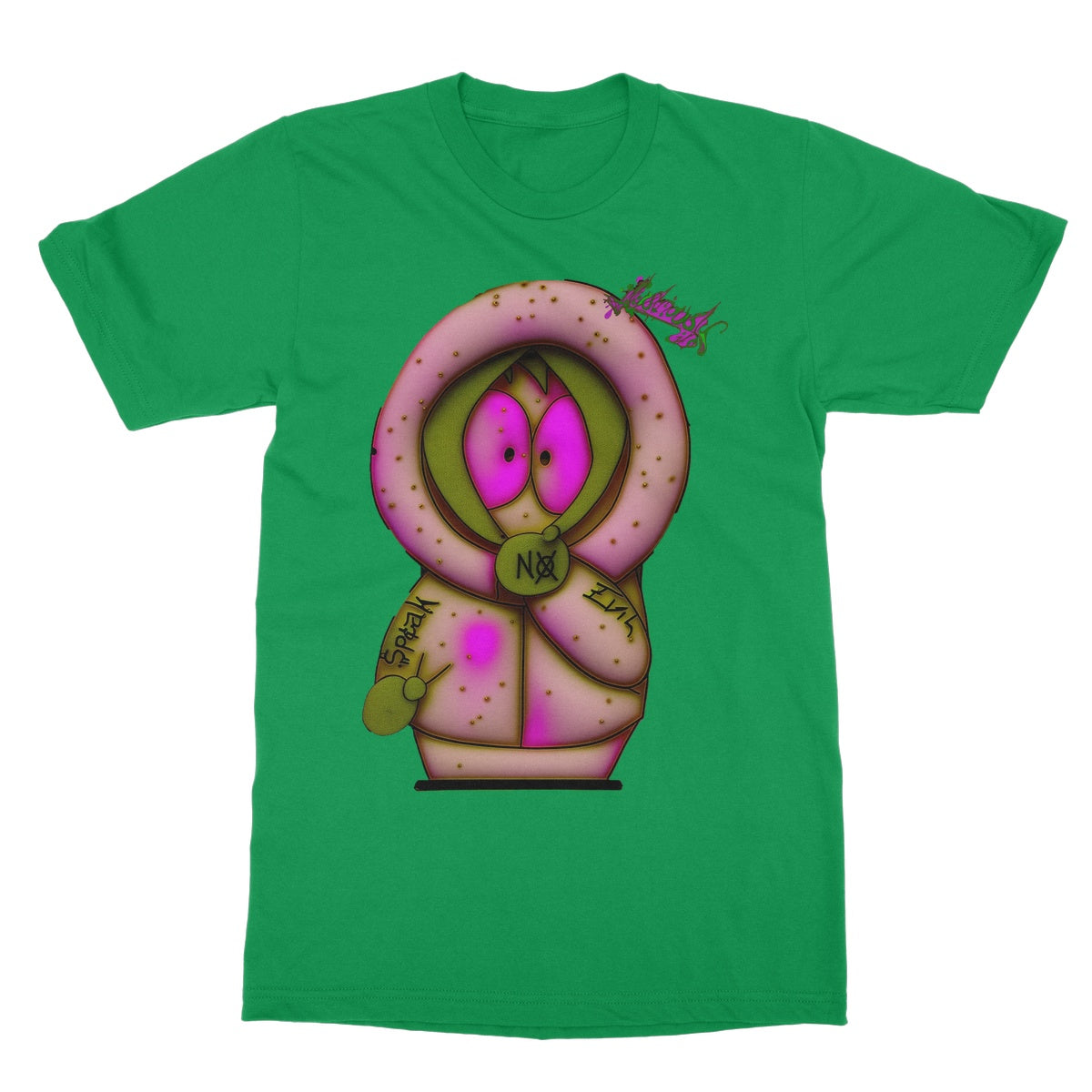 Lit Kenny Speak No Evil Collection Softstyle T-Shirt
