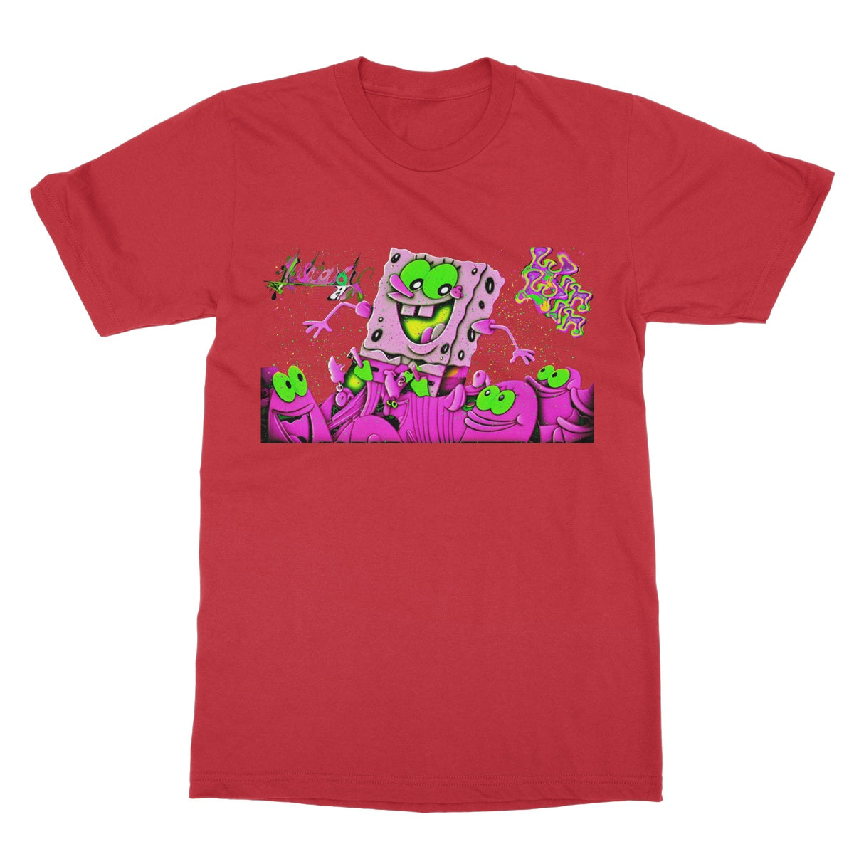 Lit_Spongebob_Win_Win Softstyle T-Shirt