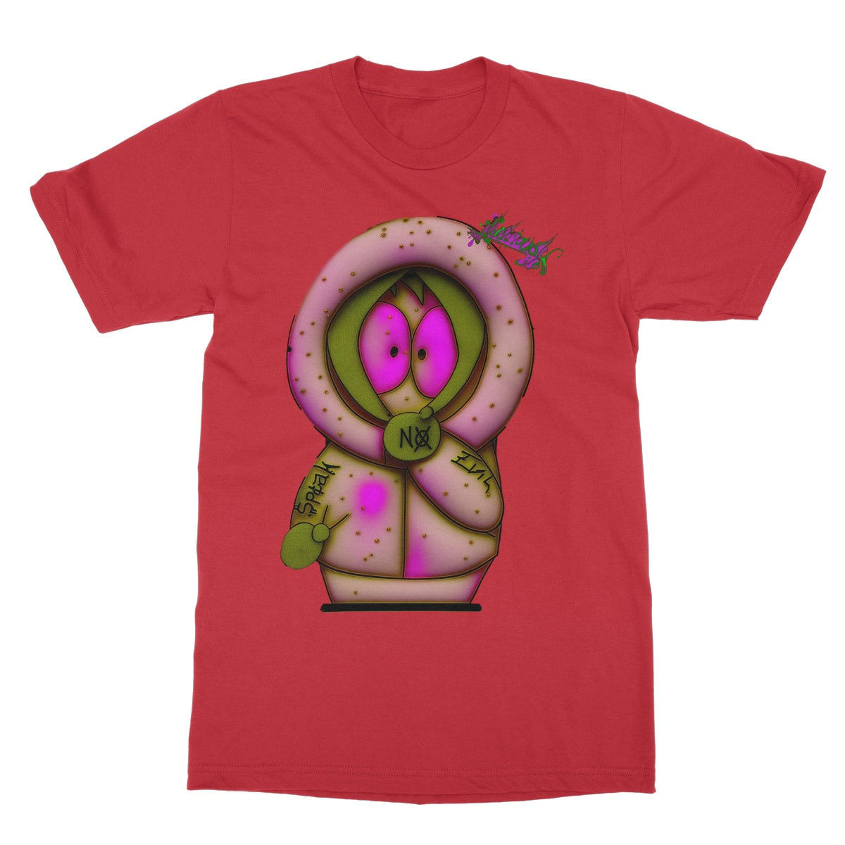 Lit Kenny Speak No Evil Collection Softstyle T-Shirt