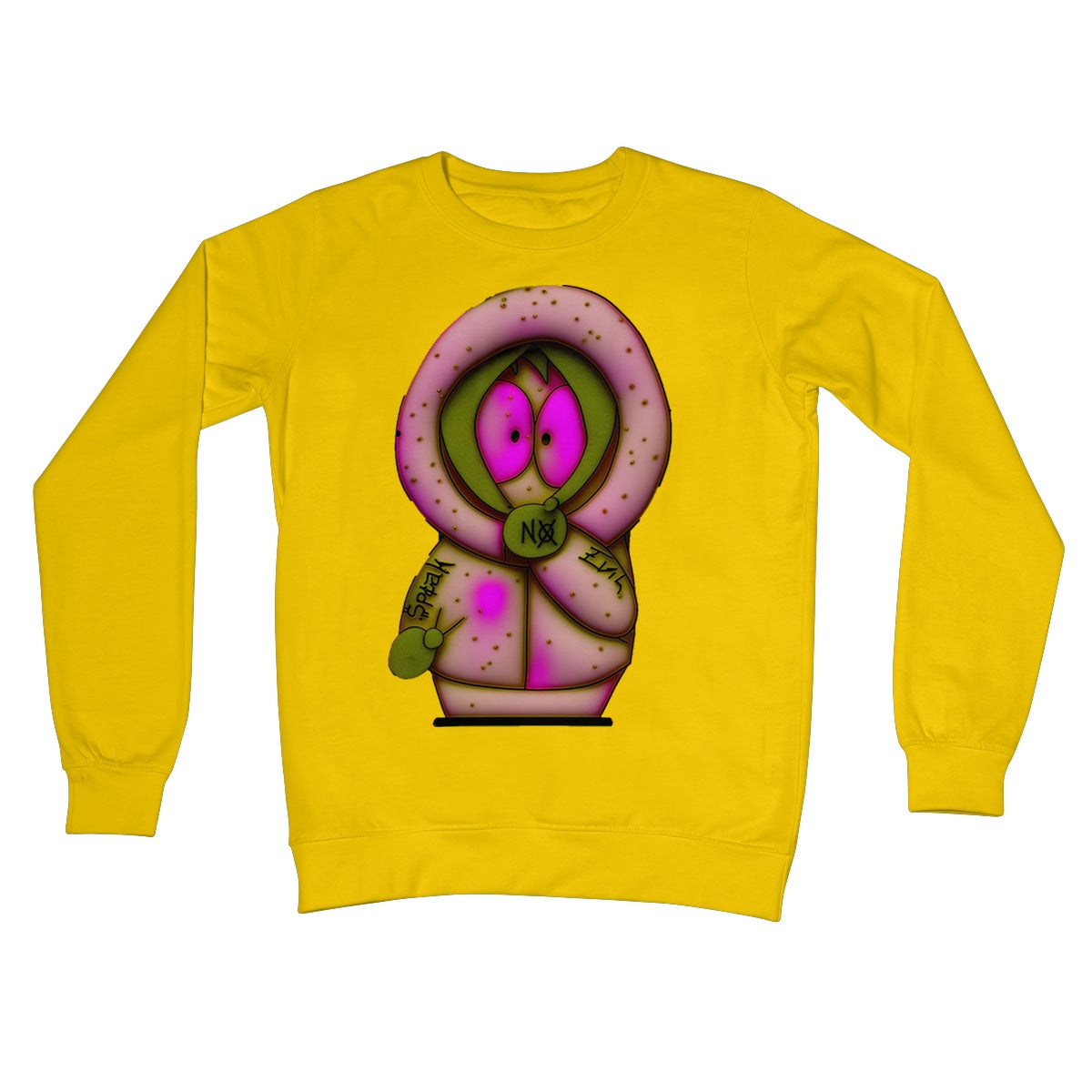 Lit Kenny Speak No Evil Collection Crew Neck Sweatshirt