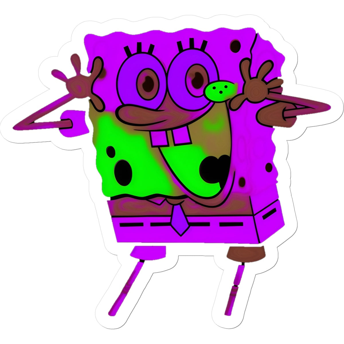 Lit Happy SpongeBob Collection Sticker