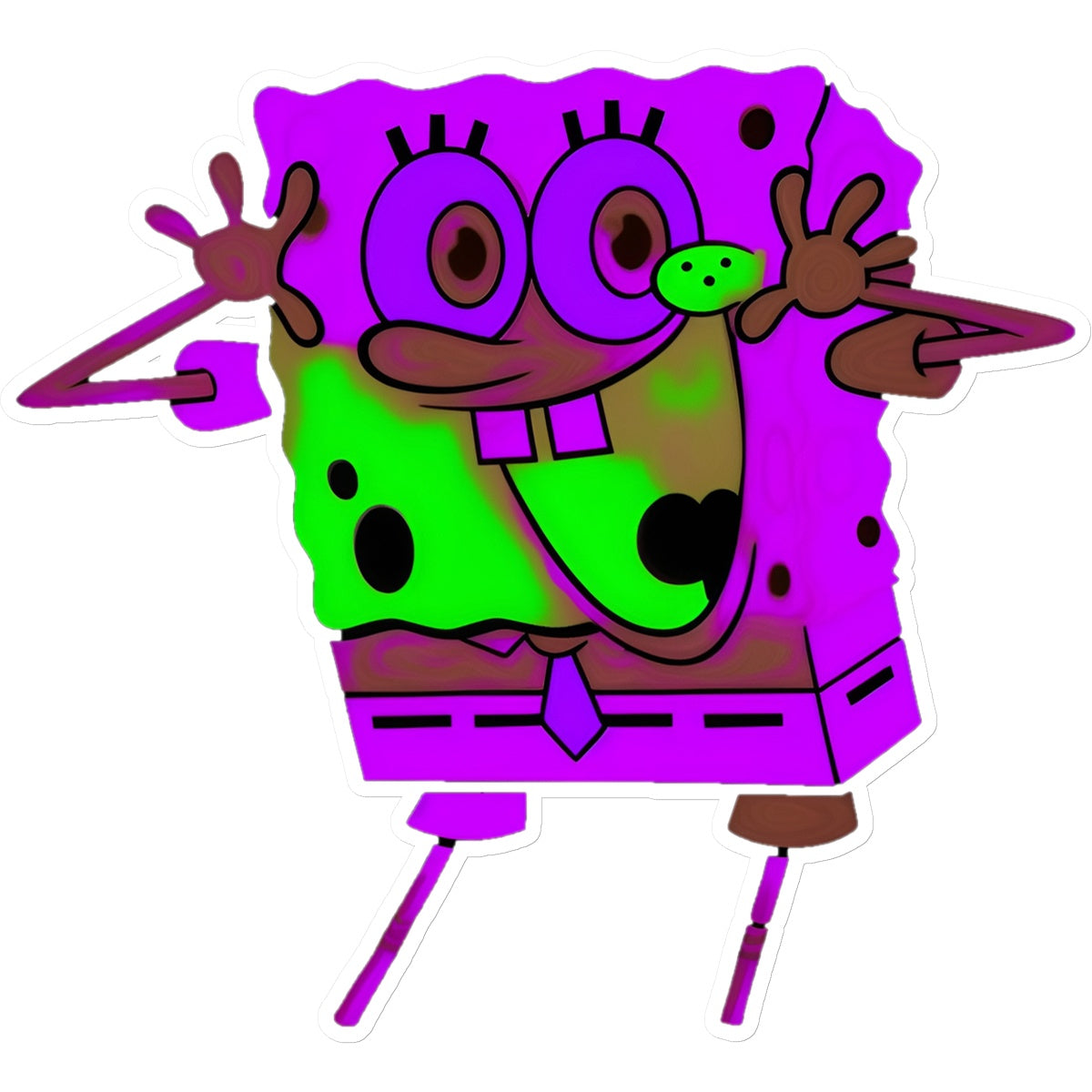 Lit Happy SpongeBob Collection Sticker