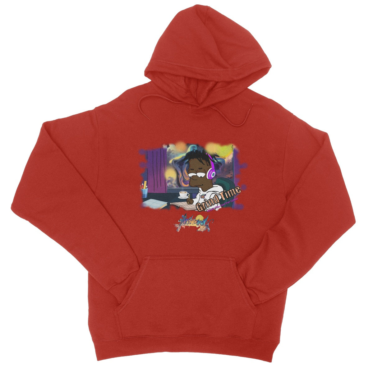 Lit Design Collection: Grind Time College Hoodie
