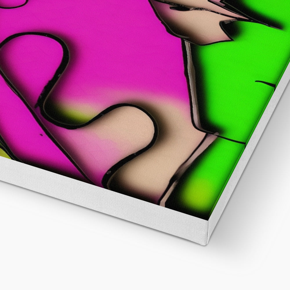 Lit_Squidward_hearnoEvil Canvas