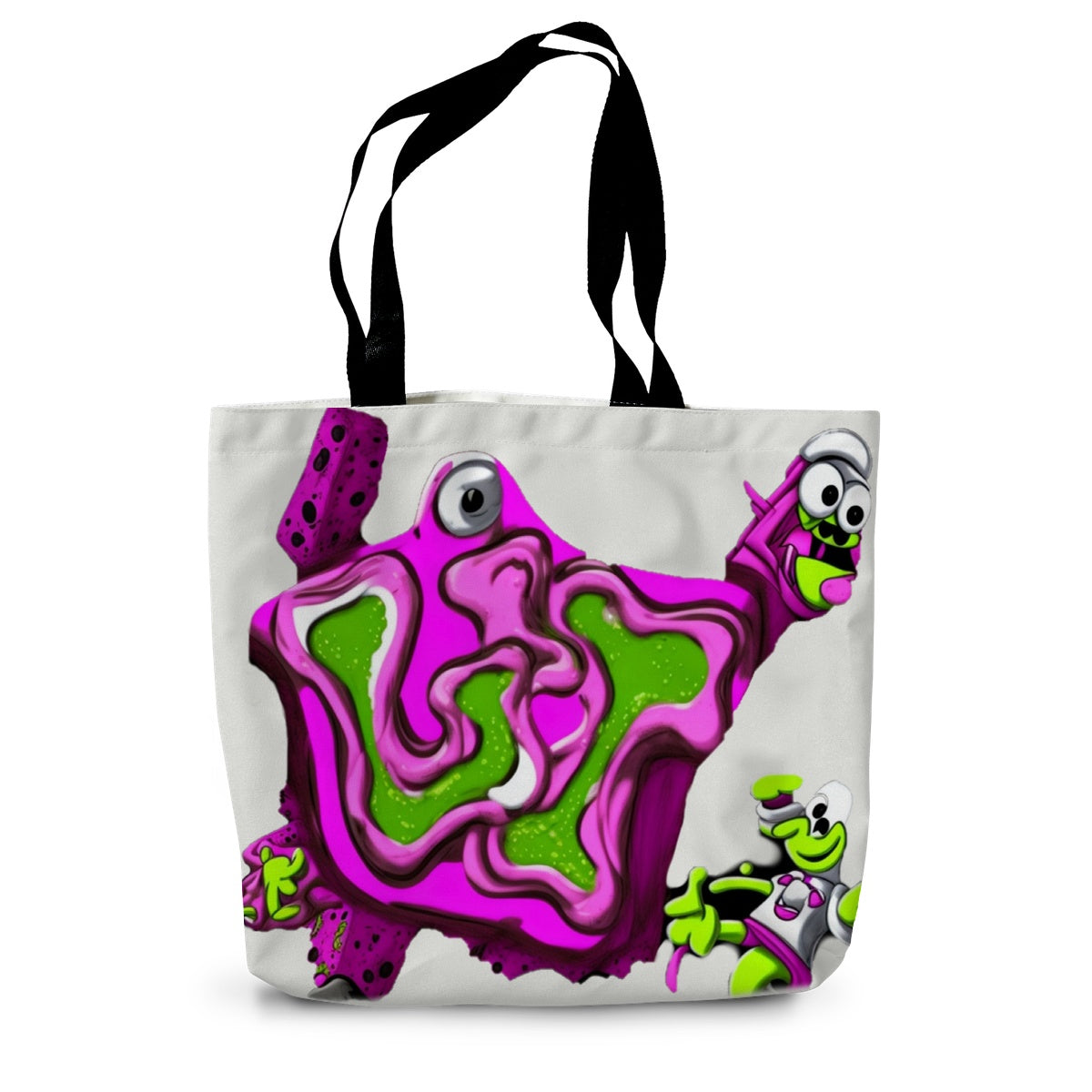 Lit Patrick 4D People Canvas Tote Bag