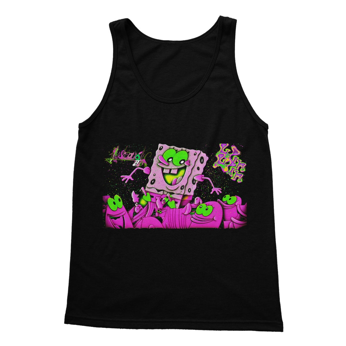 Lit_Spongebob_Win_Win Softstyle Tank Top