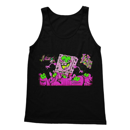 Lit_Spongebob_Win_Win Softstyle Tank Top