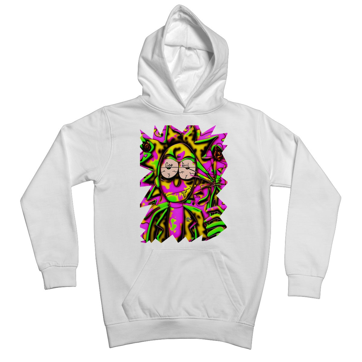 Lit Rick Sanchez See No Evil Collection  Kids Hoodie