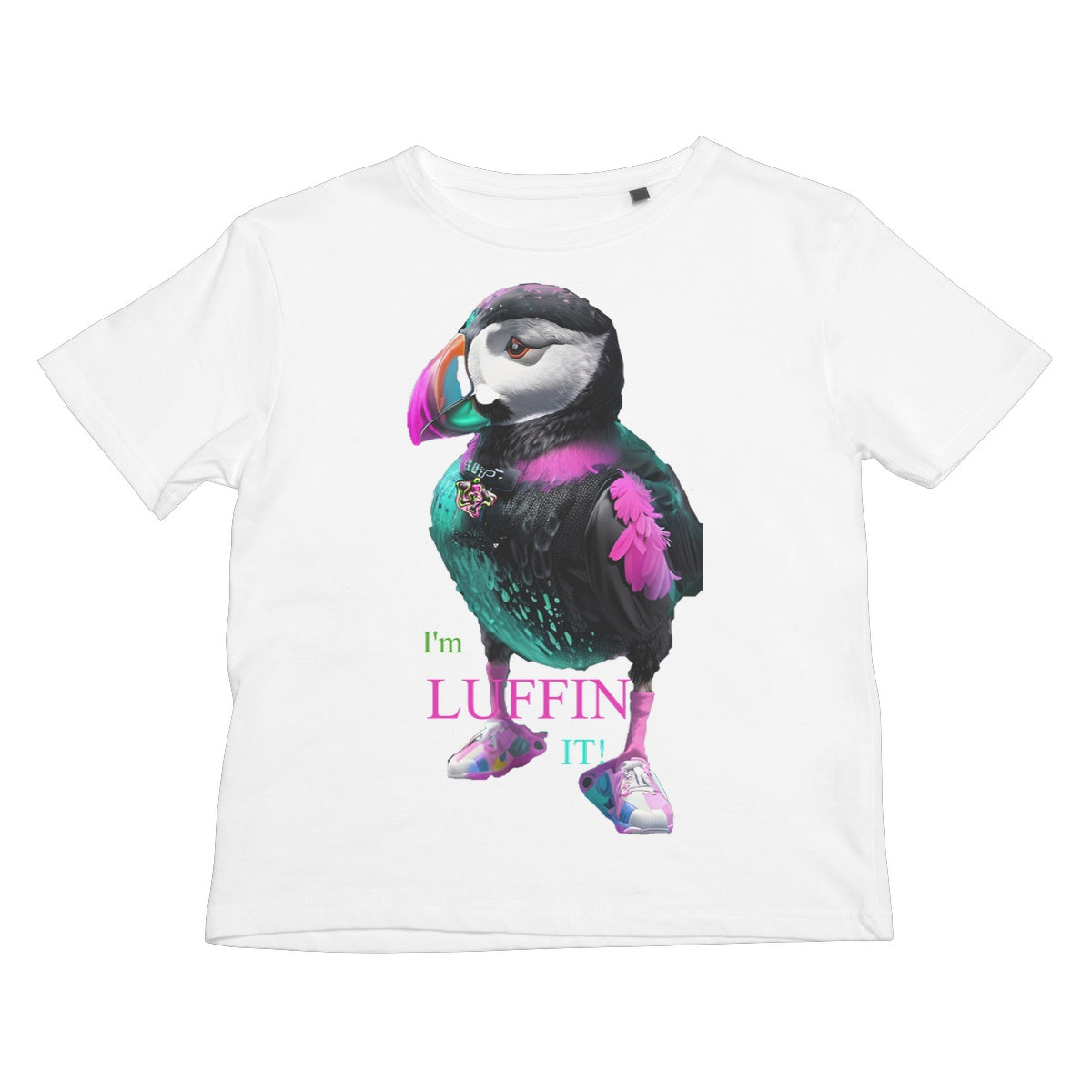 Lit Puffin: I'm Luffin IT Collection Kids T-Shirt