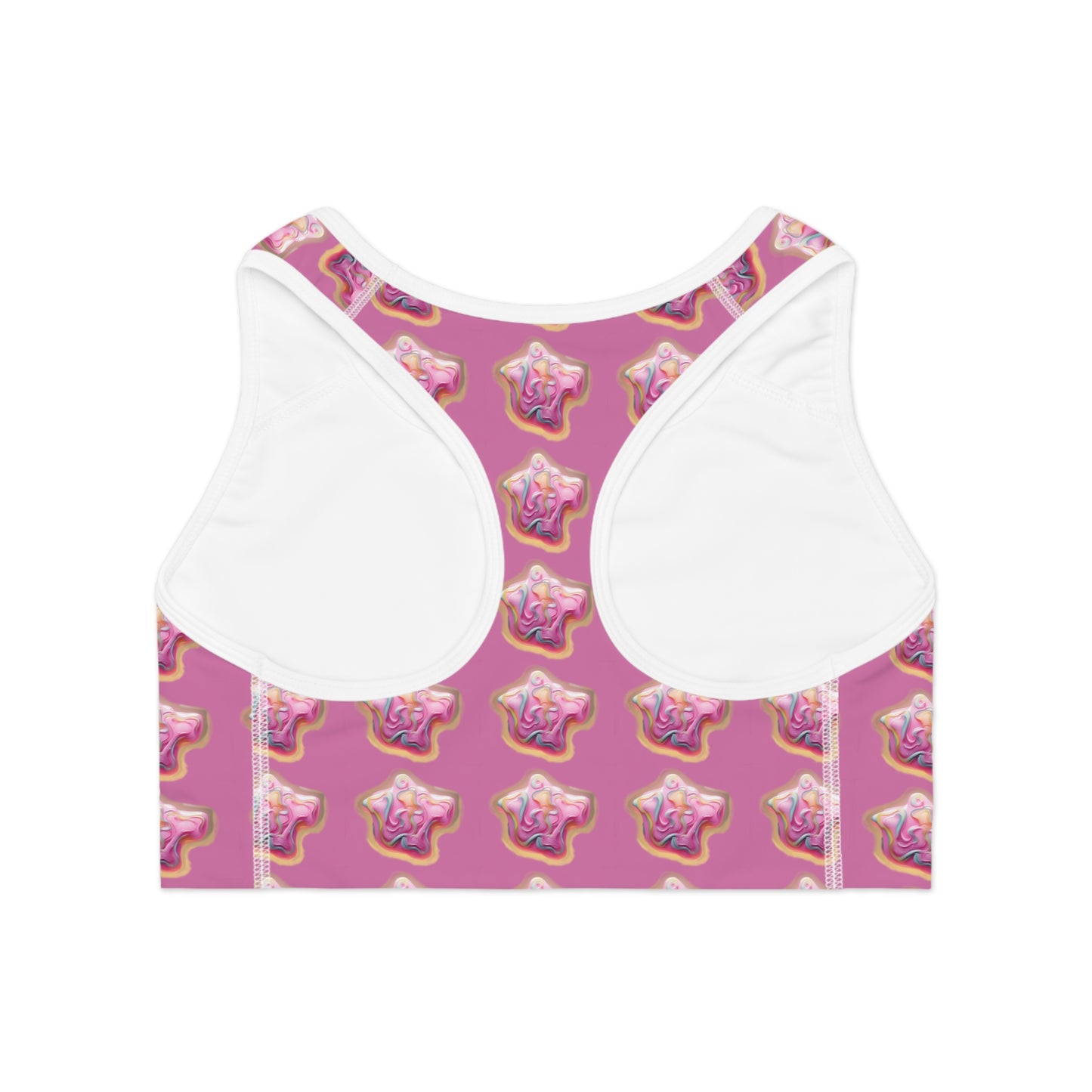 Lit Girl "Ice Cream" Sports Bra (Pink)