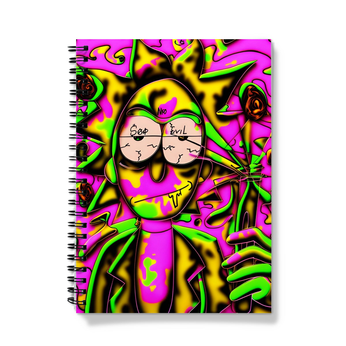 Lit Rick Sanchez See No Evil Collection  Notebook