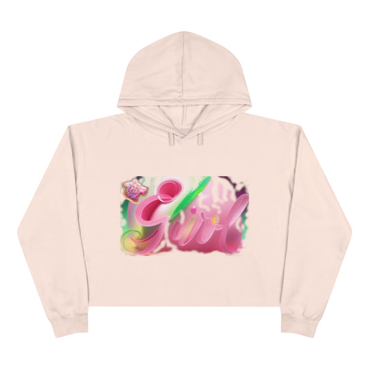 Lit Girl "Ice Cream" Crop Hoodie