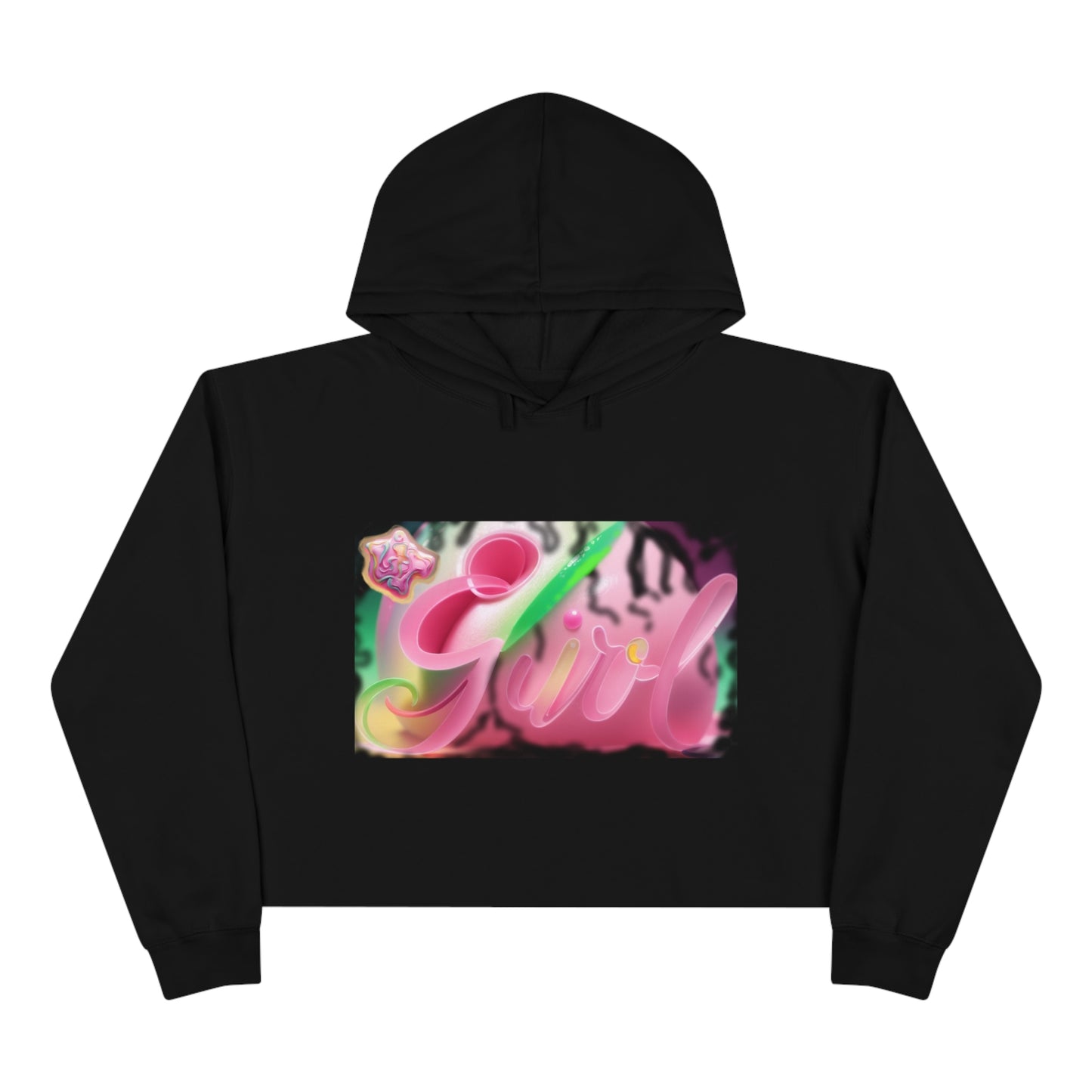 Lit Girl "Ice Cream" Crop Hoodie