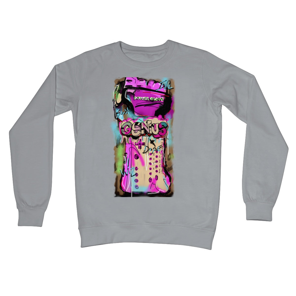 Lit Design Collection: Been a Genius Since Nintendo  Crew Neck Sweatshirt