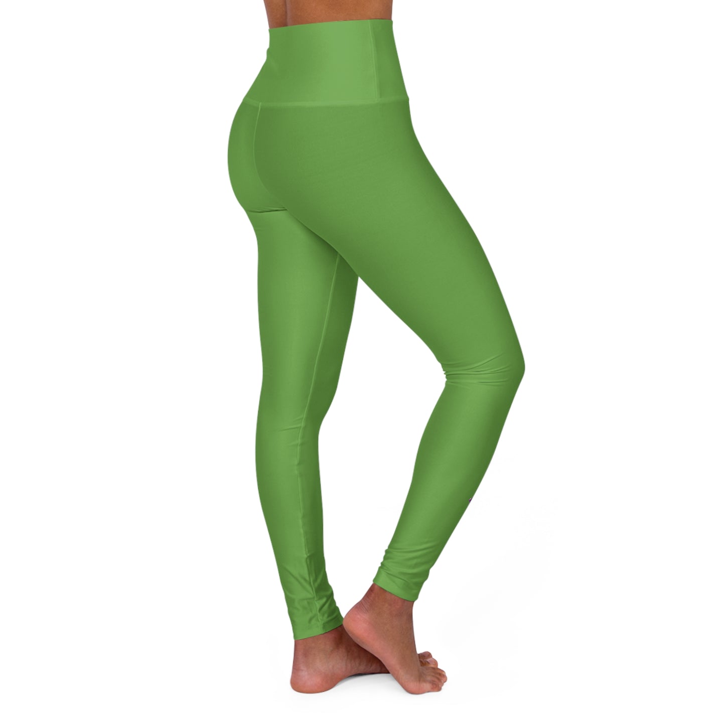 Lit Girl "Envy" High Waisted Yoga Leggings (Green)