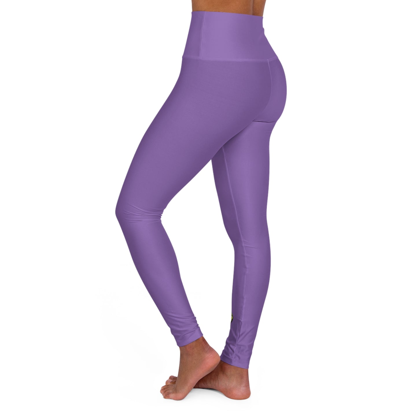 Lit Girl "Purple Queen" High Waisted Yoga Leggings (Purple)