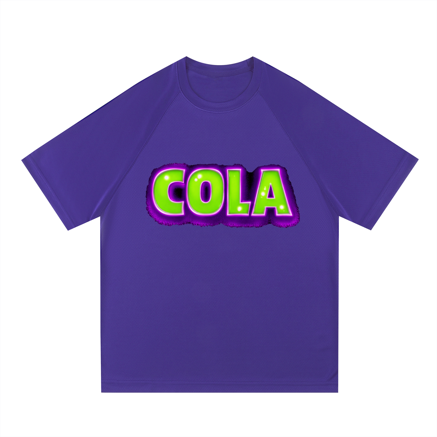 LIT COLA Raglan  Mesh Tee x Purple