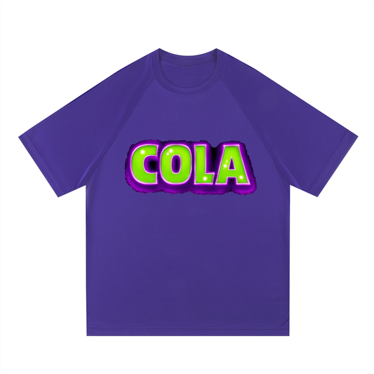 LIT COLA Raglan  Mesh Tee x Purple