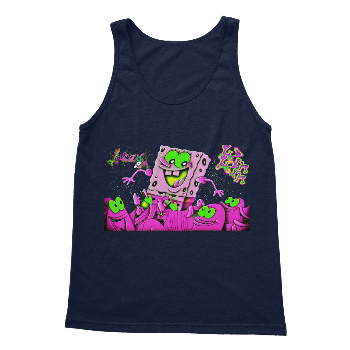 Lit_Spongebob_Win_Win Softstyle Tank Top