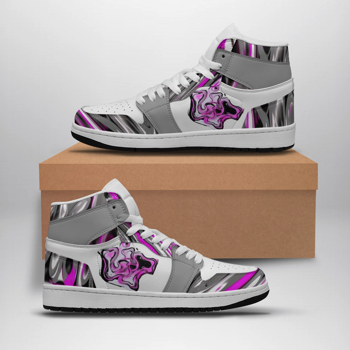Lit Pink Graff Sneaker