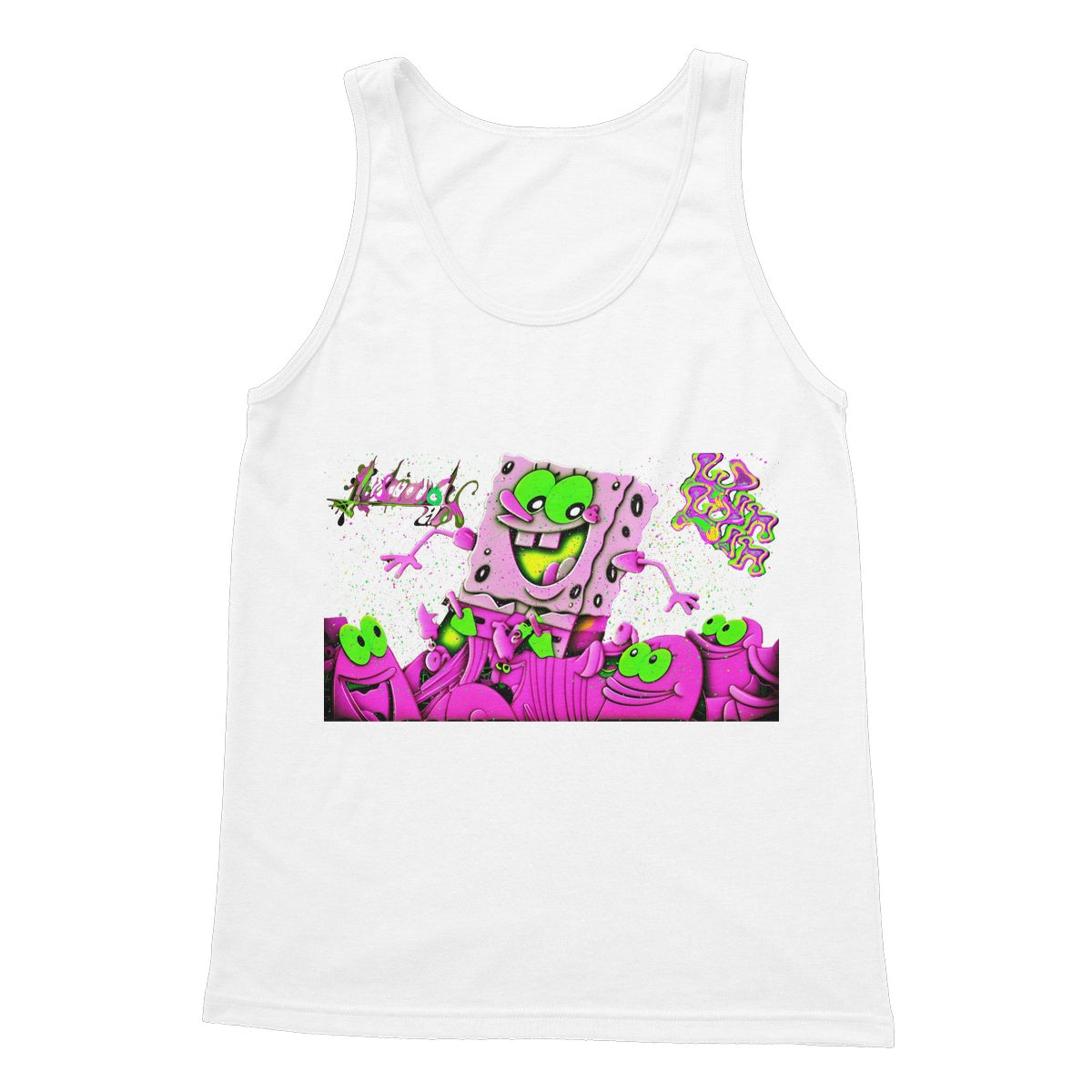 Lit_Spongebob_Win_Win Softstyle Tank Top