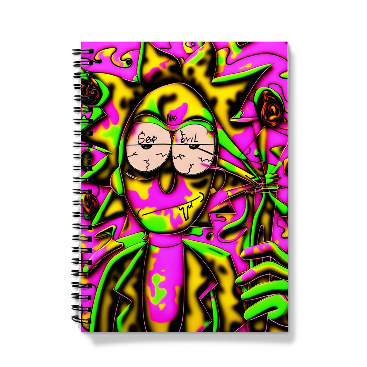 Lit Rick Sanchez See No Evil Collection  Notebook