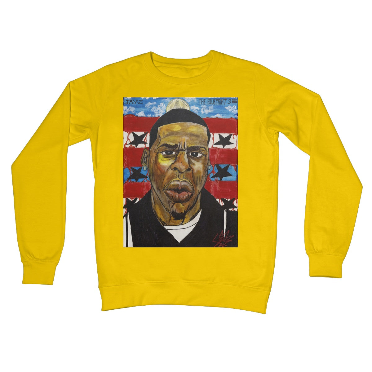 50 Years of Hip Hop Jay-Z - The Babylon Blueprint Crew Neck Sweatshirt