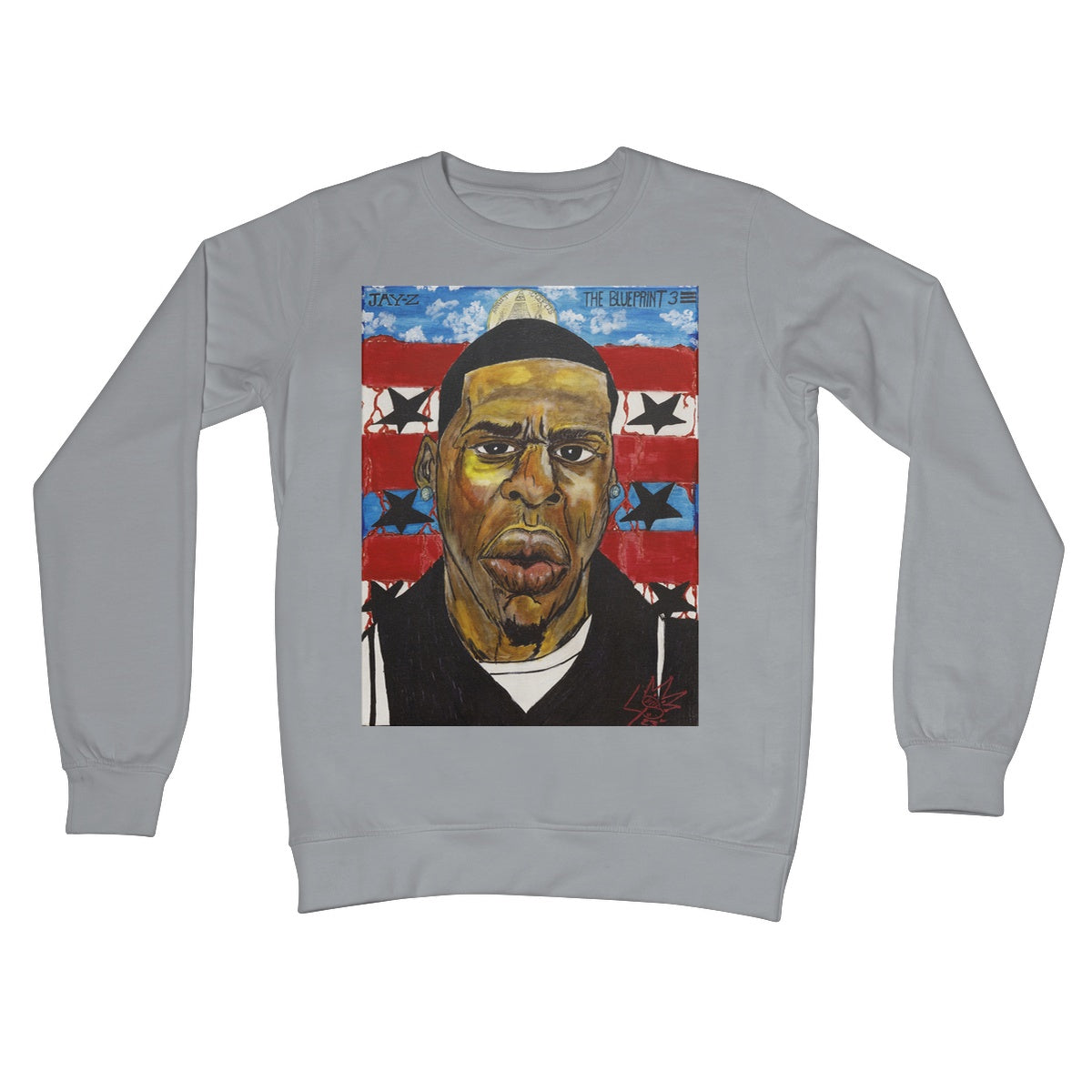 50 Years of Hip Hop Jay-Z - The Babylon Blueprint Crew Neck Sweatshirt