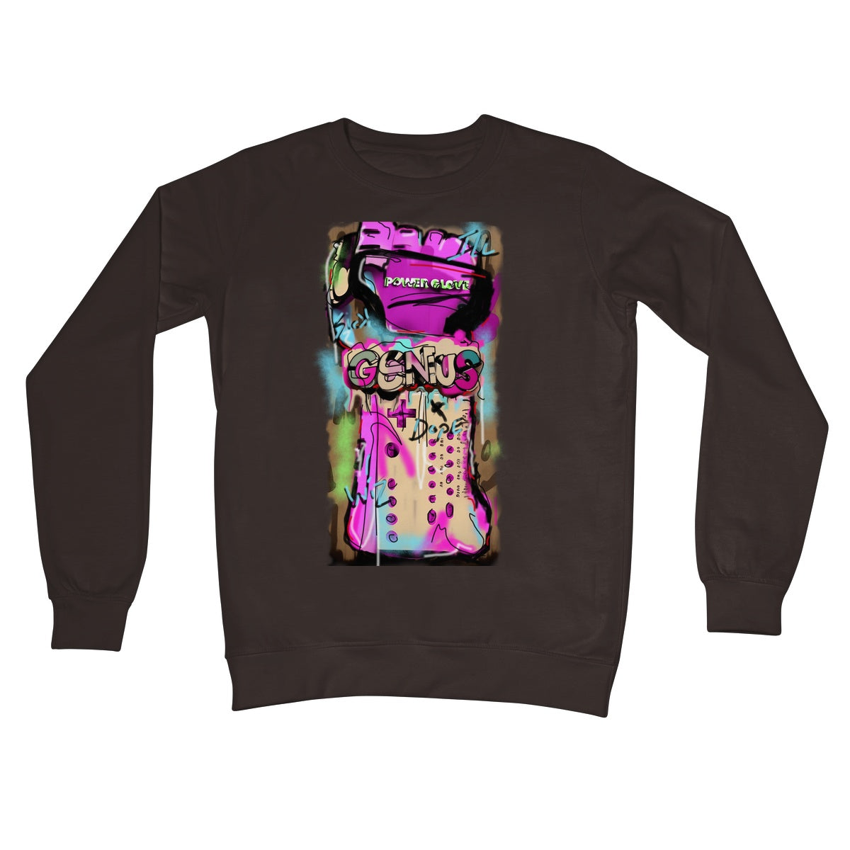 Lit Design Collection: Been a Genius Since Nintendo  Crew Neck Sweatshirt