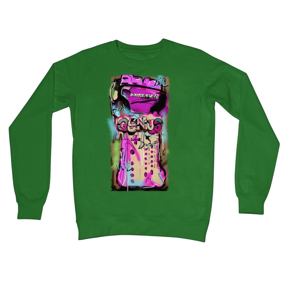 Lit Design Collection: Been a Genius Since Nintendo  Crew Neck Sweatshirt