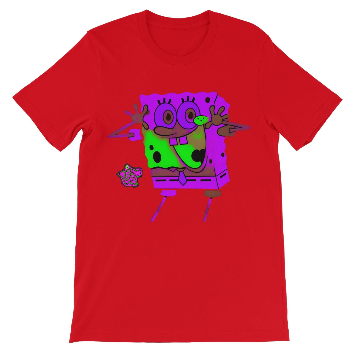 Test_Lit Happy SpongeBob Collection Unisex Short Sleeve T-Shirt