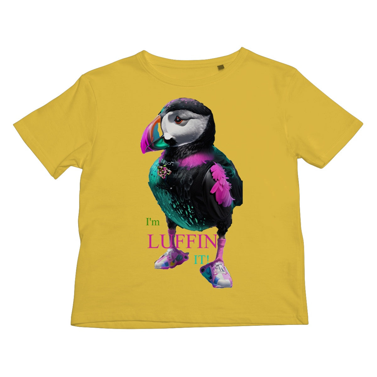 Lit Puffin: I'm Luffin IT Collection Kids T-Shirt