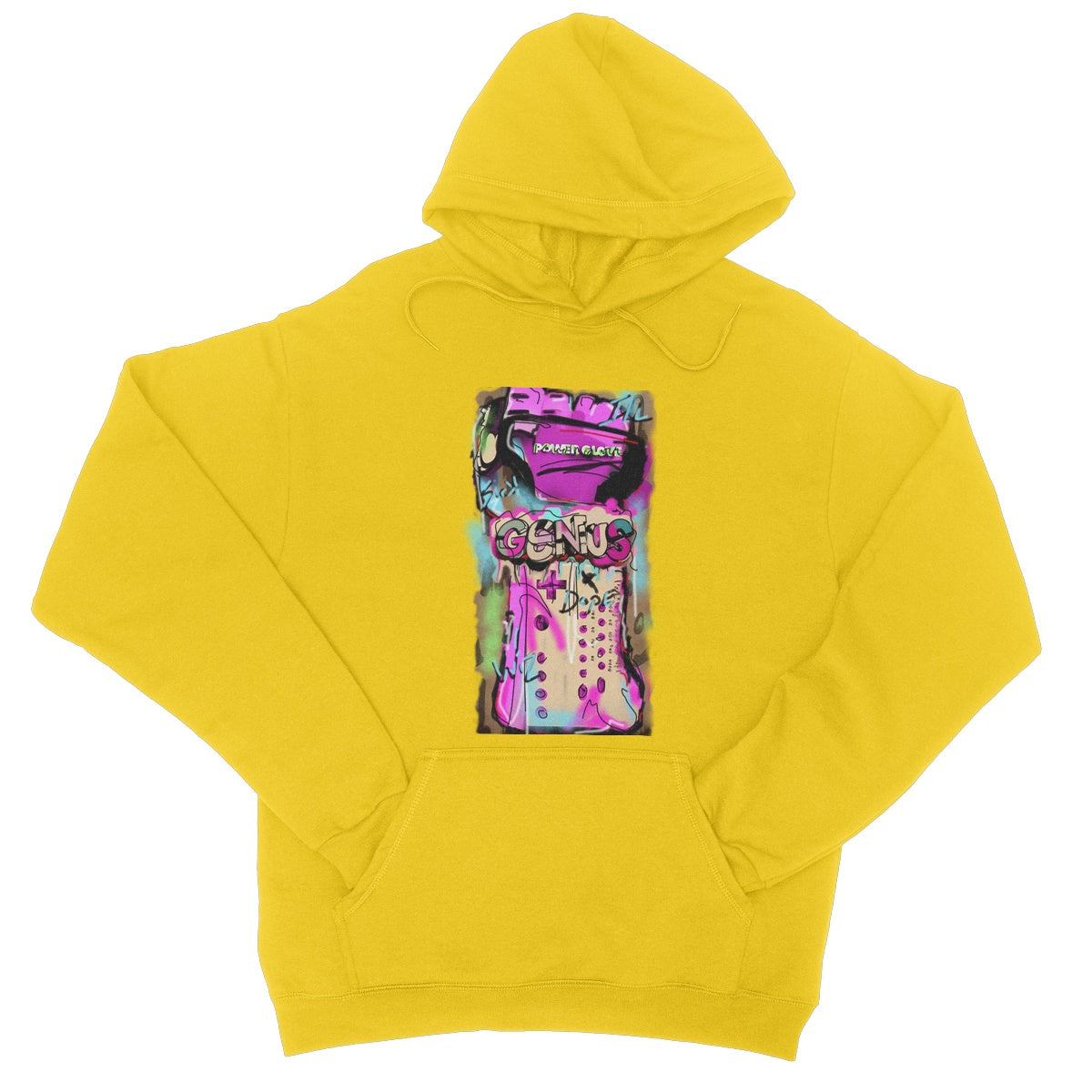 Lit Design Collection: Been a Genius Since Nintendo  College Hoodie