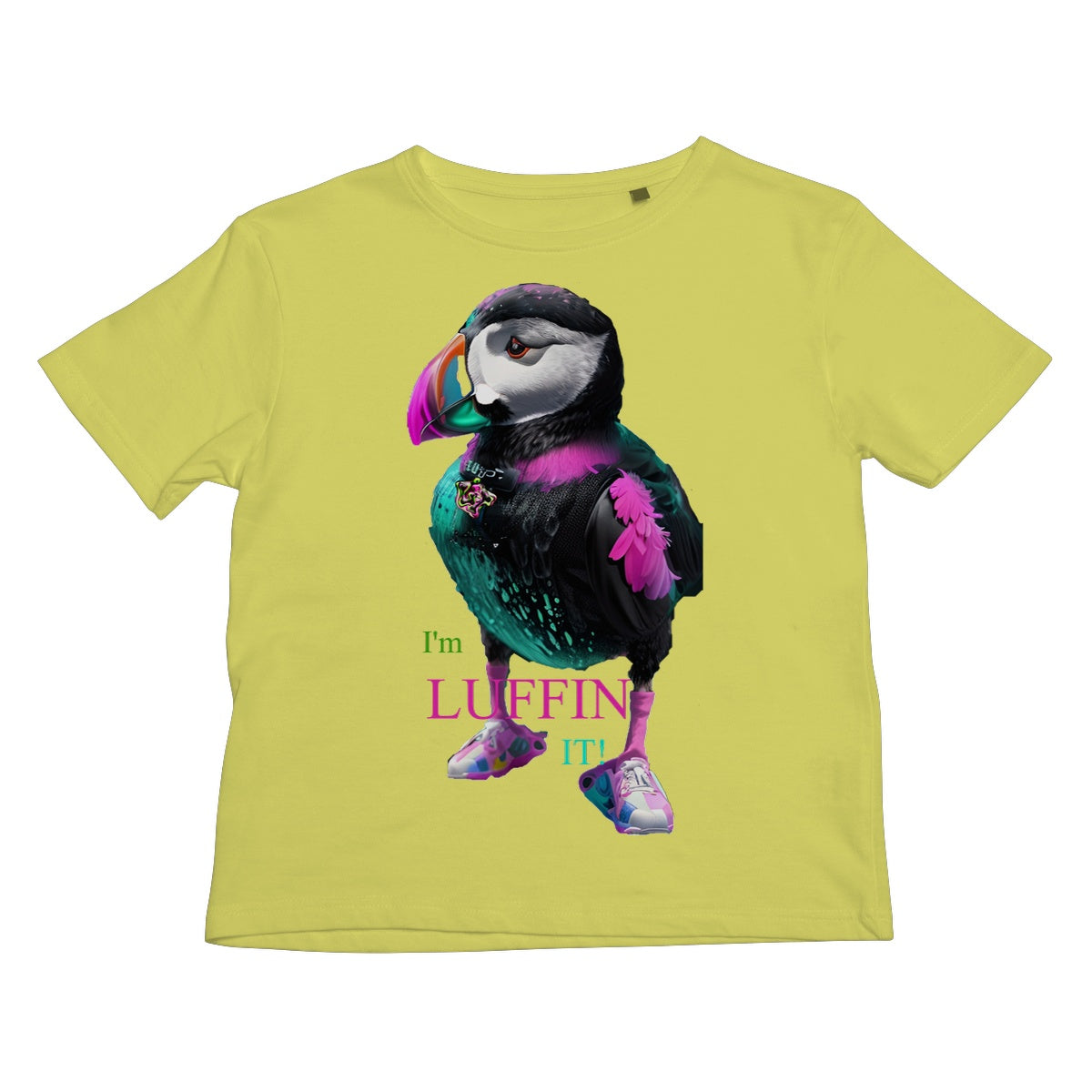 Lit Puffin: I'm Luffin IT Collection Kids T-Shirt