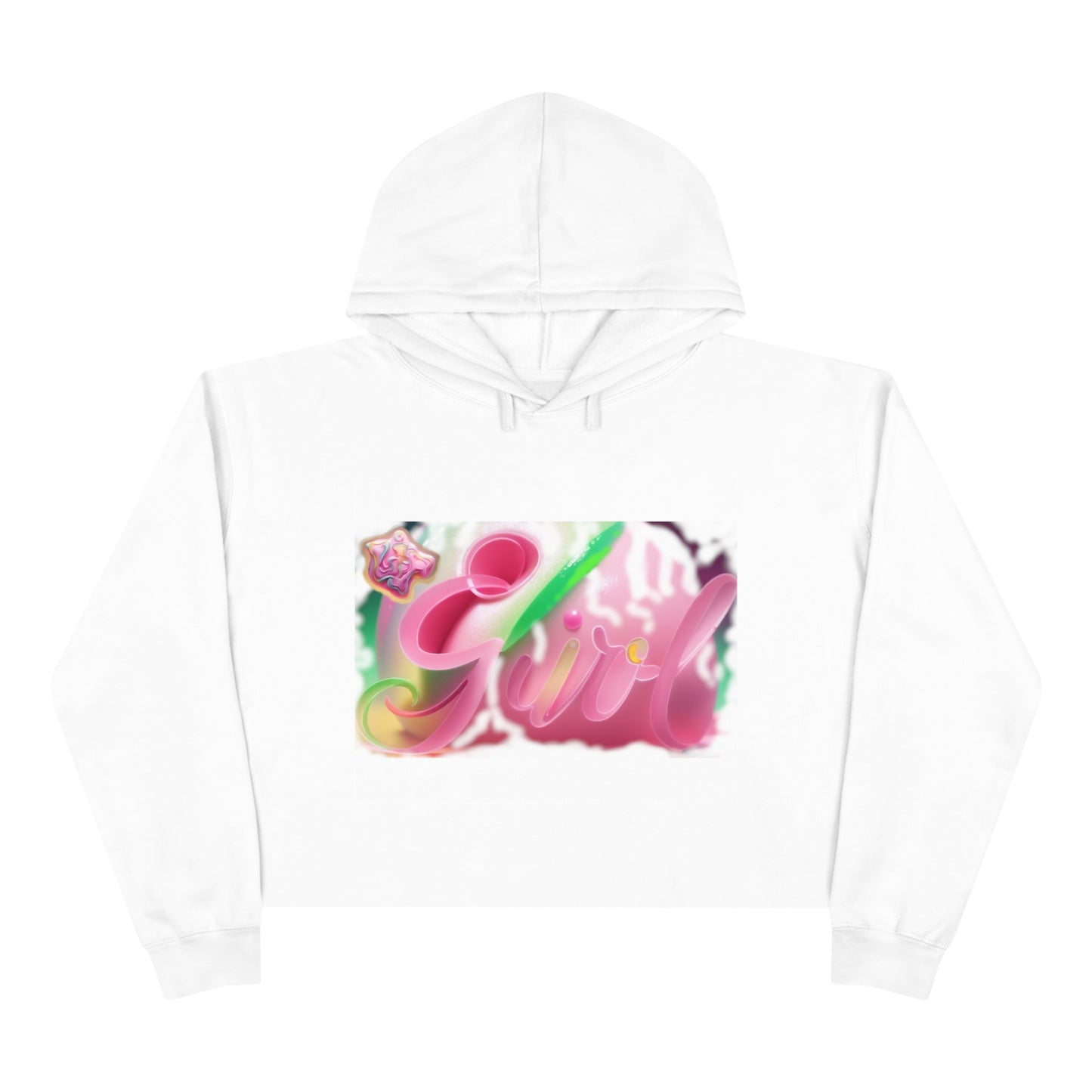 Lit Girl "Ice Cream" Crop Hoodie