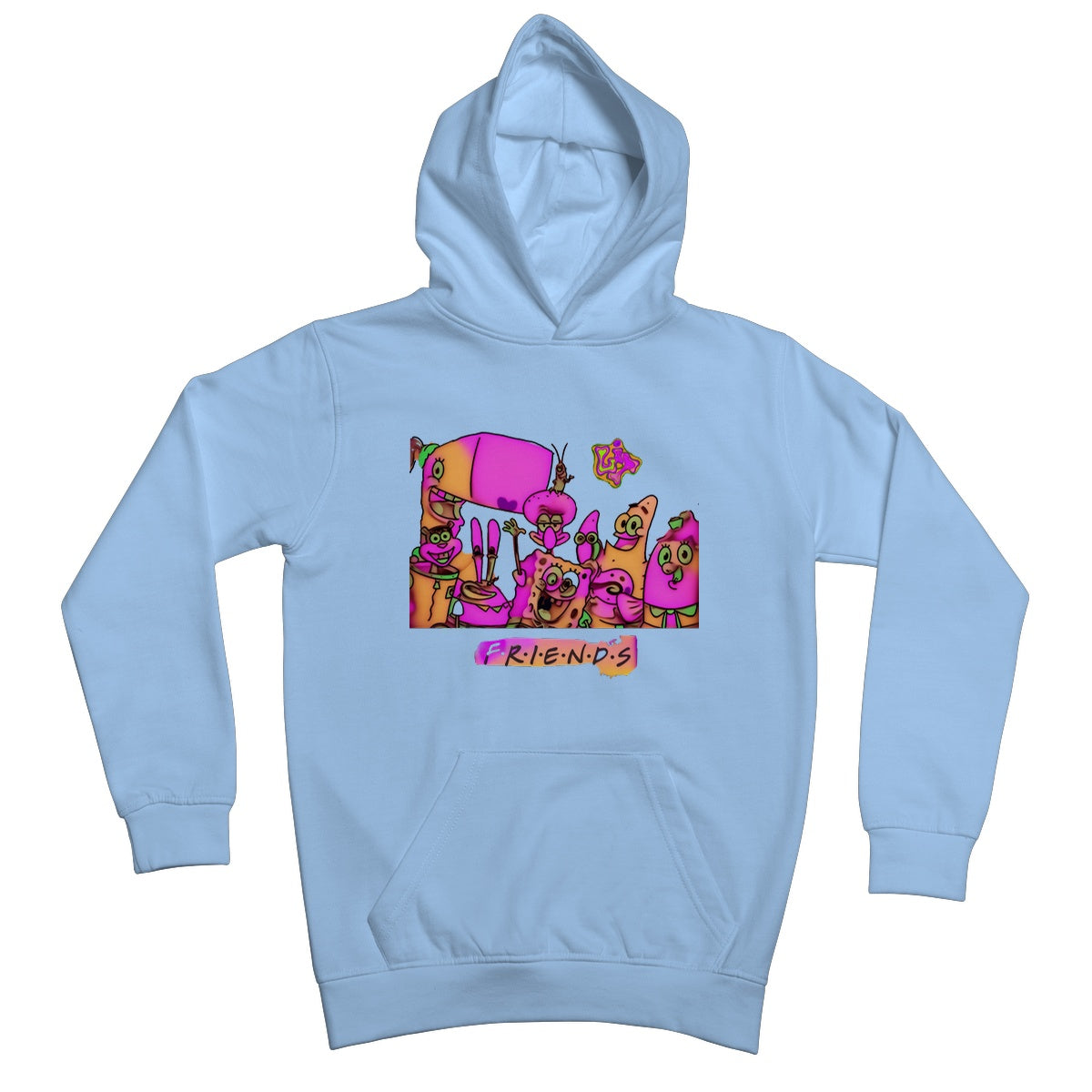 Lit SpongeBob n Friends Collection Kids Hoodie