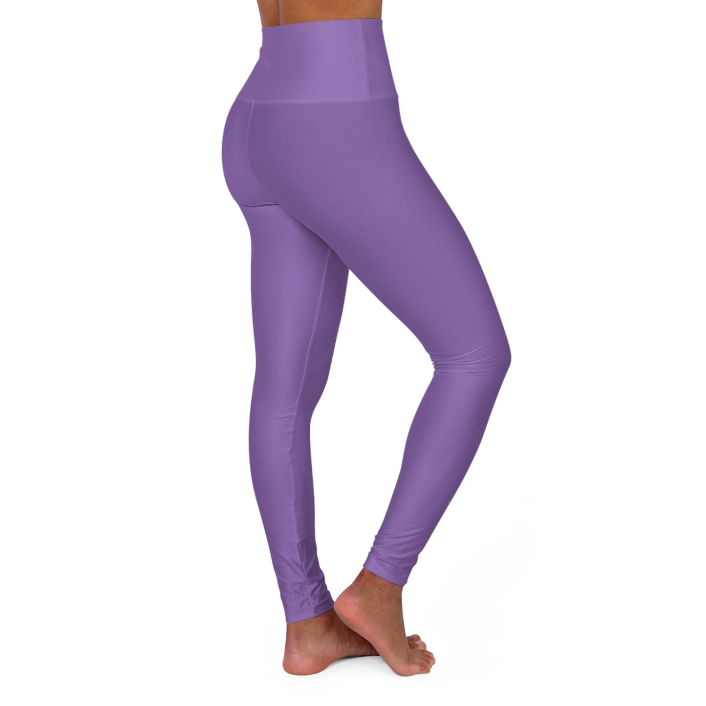 Lit Girl "Purple Queen" High Waisted Yoga Leggings (Purple)