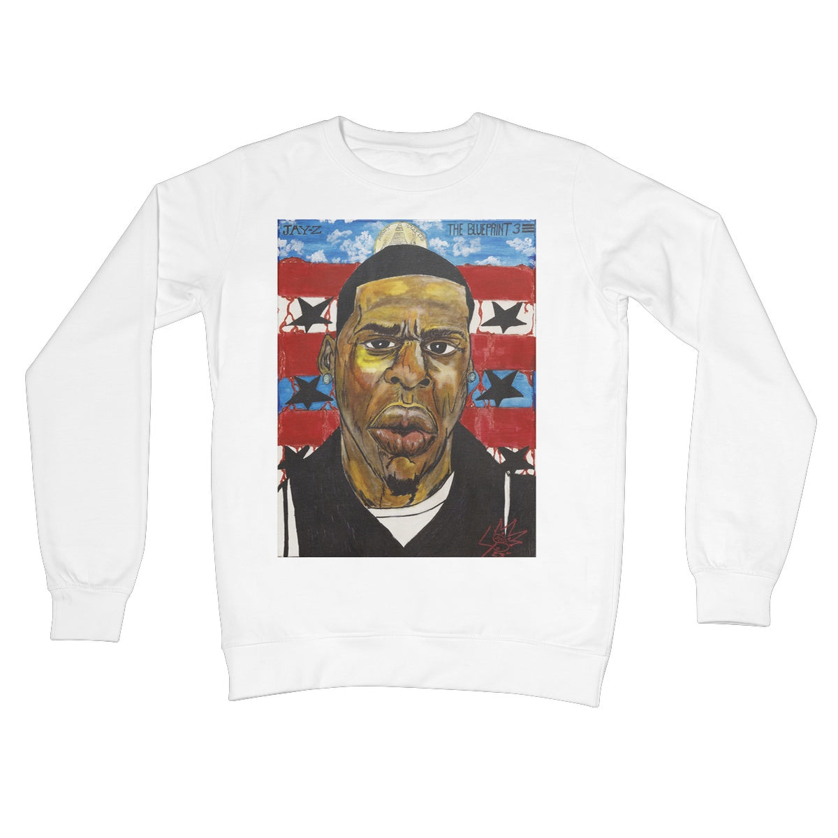 50 Years of Hip Hop Jay-Z - The Babylon Blueprint Crew Neck Sweatshirt