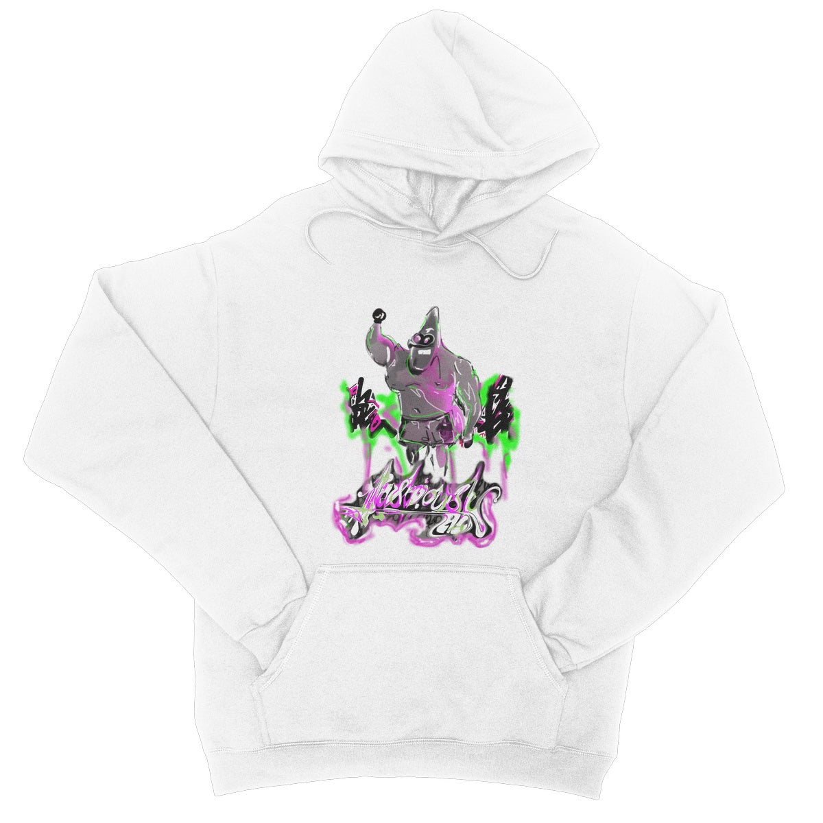 Lit Patrick 4D People  College Hoodie