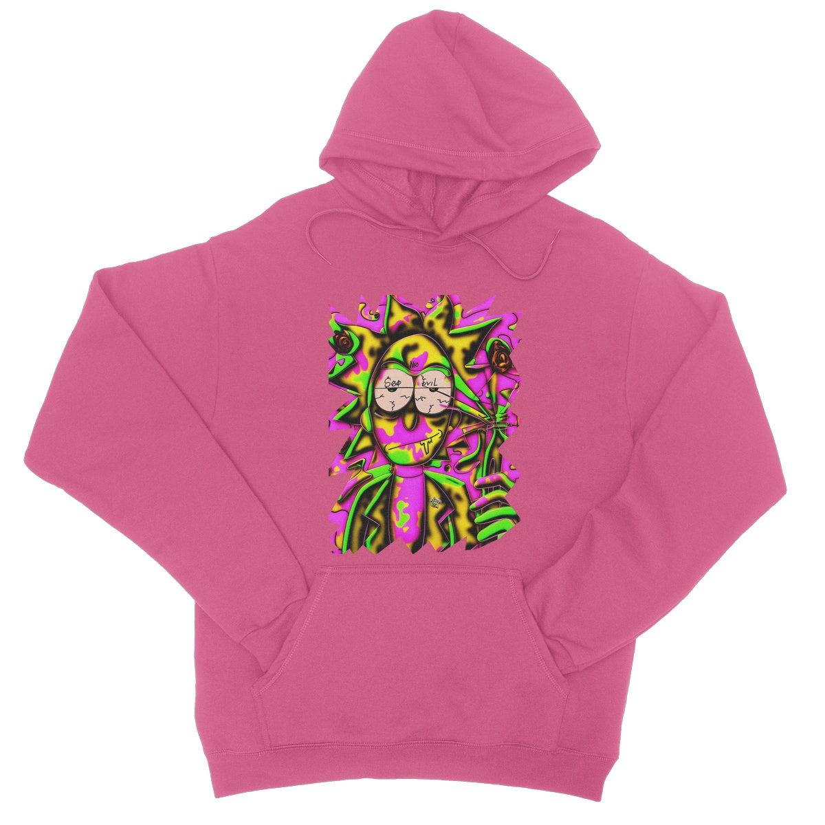 Lit Rick Sanchez See No Evil Collection  College Hoodie